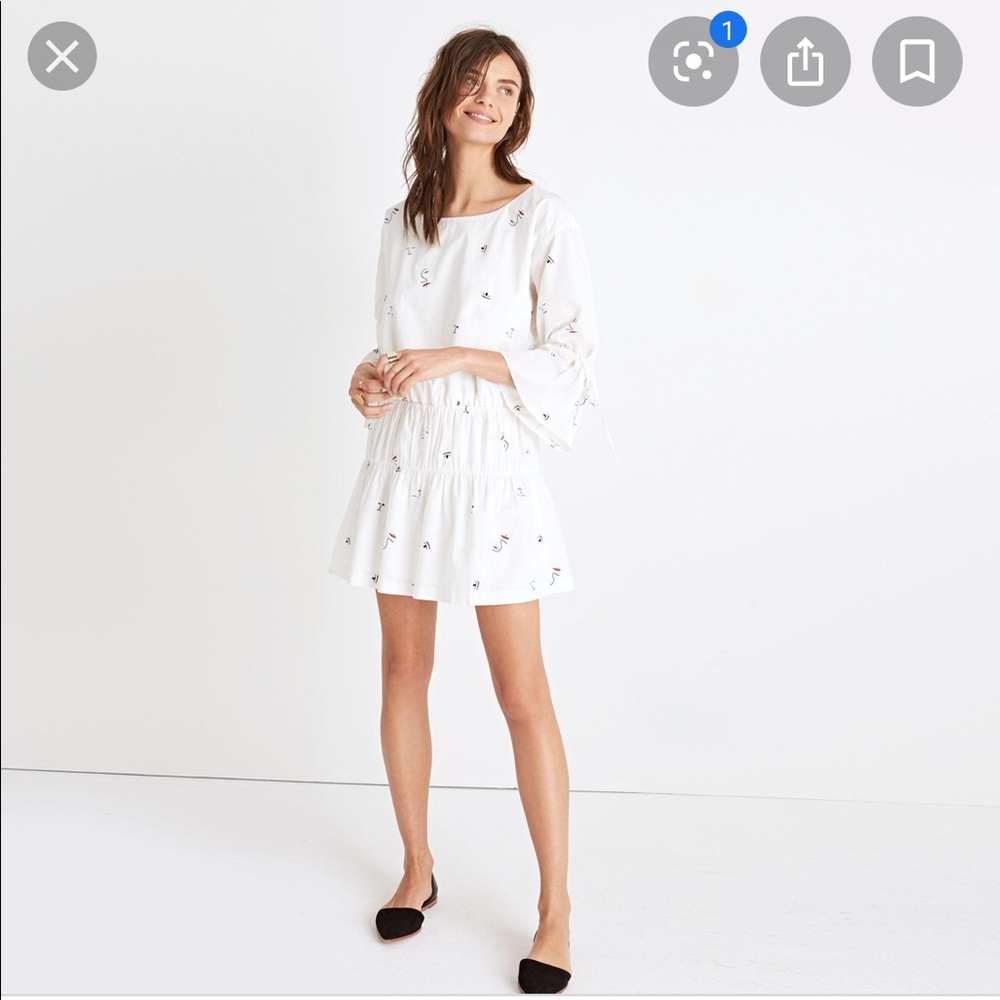 Madewell Making Faces Tiered Dress